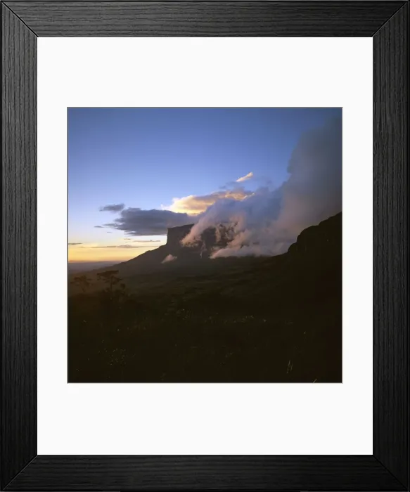 Framed Print : Mount Kukenaam (Kukenan, Kukenan, Cuguenan) from the upper slopes of Roraima, Gran Sabana, Estado Boliovar, Venezuela, South America Framed Print : Mount Kukenaam (Kukenan, Kukenan, Cuguenan) from the upper slopes of Roraima, Gran Sabana, Estado Boliovar, Venezuela, South America