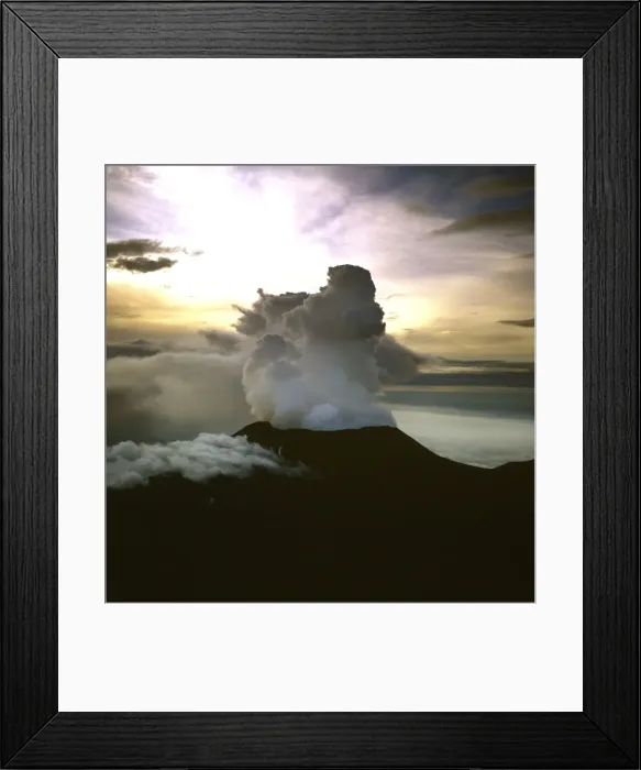 Framed Print : Aerial view of the Great Rift Valley, East Africa: Mount Nyiragongo, an active volcano in the Virunga Mountains in Virunga National Park, the Democratic Republic of the Congo (DRC), near the border with Rwanda Framed Print : Aerial view of the Great Rift Valley, East Africa: Mount Nyiragongo, an active volcano in the Virunga Mountains in Virunga National Park, the Democratic Republic of the Congo (DRC), near the border with Rwanda