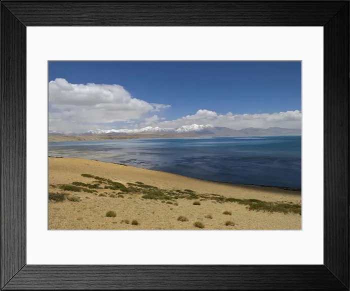 Framed Print : Lake Mansarovar 3, 556m fresh water lake - Tibet Framed Print : Lake Mansarovar 3, 556m fresh water lake - Tibet