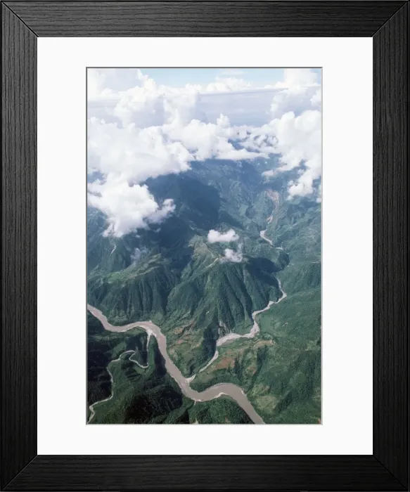 Framed Print : Nepal - Himalayas foothills Framed Print : Nepal - Himalayas foothills