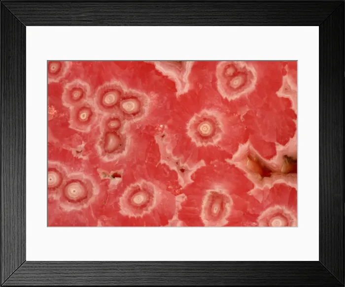 Framed Print : Rhodochrosite - Argentina Framed Print : Rhodochrosite - Argentina