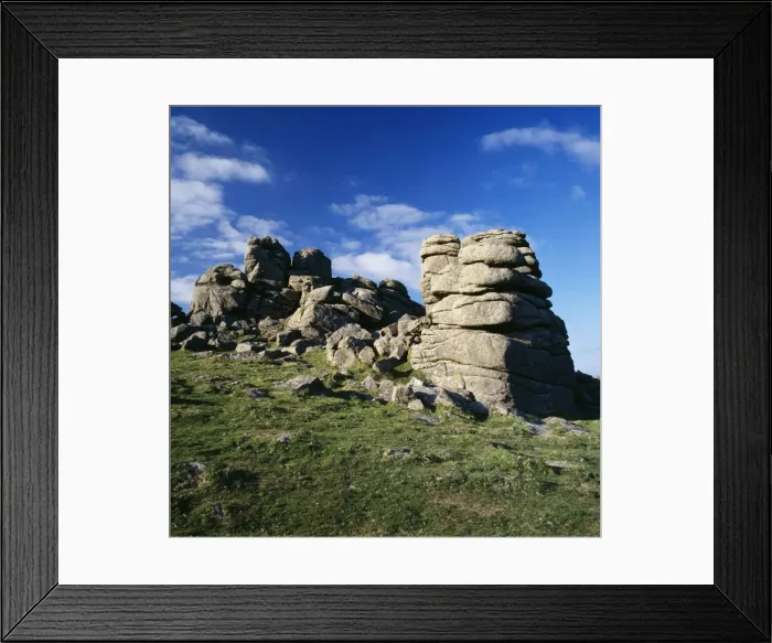 Framed Print : United Kingdom Weathered Granite. Bonehill Rocks, Dartmoor, Devon, UK Framed Print : United Kingdom Weathered Granite. Bonehill Rocks, Dartmoor, Devon, UK