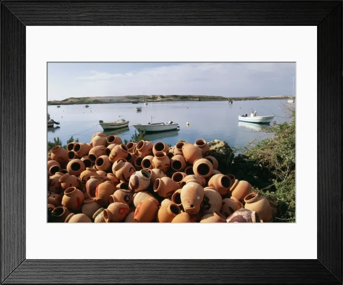 Framed Print : Portugal Terracota pots at Alvor. For Calamares Framed Print : Portugal Terracota pots at Alvor. For Calamares