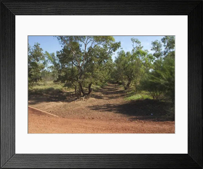 Framed Print : Hooker River at Lajamanu on the northern edge of the Tanami Desert. Photographed in June during the dry season. This picture corresponds with Hooker River wet season 1 Framed Print : Hooker River at Lajamanu on the northern edge of the Tanami Desert. Photographed in June during the dry season. This picture corresponds with Hooker River wet season 1