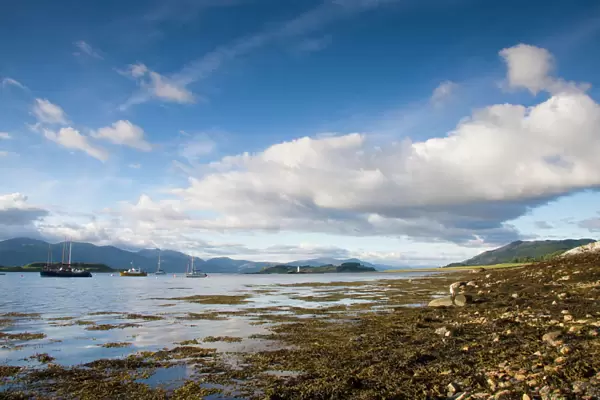 View across sea loch from Port Appin - Argyll, Scotland