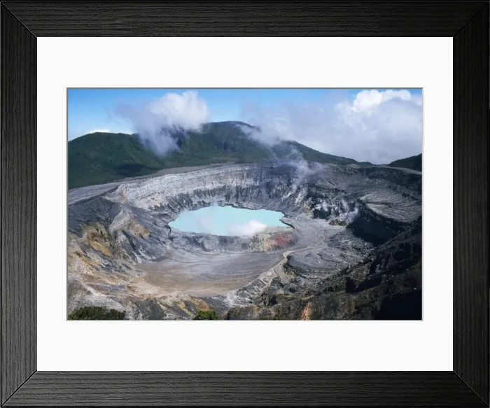 Framed Print : Costa Rica - Poas Volcano Framed Print : Costa Rica - Poas Volcano