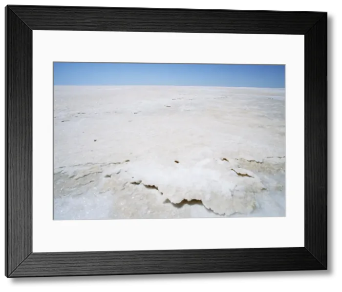 Framed Print : Salt surface of Lake Eyre North Lake Eyre National Park, South Australia JLR04320