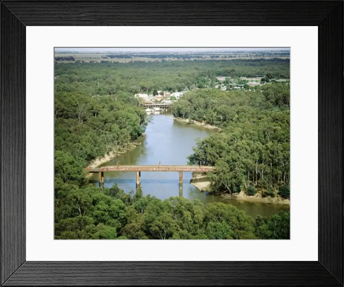 Framed Print : Port of Echuca on Murray River Northeastern Victoria, Australia JLR01377 Framed Print : Port of Echuca on Murray River Northeastern Victoria, Australia JLR01377