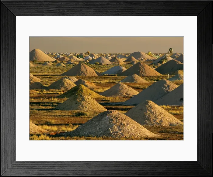Framed Print : Opal mines Coober Pedy, South Australia JLR05796 Framed Print : Opal mines Coober Pedy, South Australia JLR05796