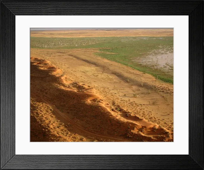 Framed Print : Seasonal swamp by Old Andado station Simpson Desert, Northern Territory, Australia, May JPF52958 Framed Print : Seasonal swamp by Old Andado station Simpson Desert, Northern Territory, Australia, May JPF52958