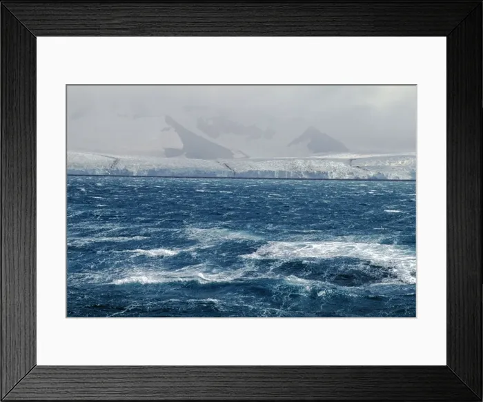 Framed Print : Stormy sea caused by katabatic wind (blowing from land), South Georgia, Sub-Antarctic Islands, Antarctica JPF31316 Framed Print : Stormy sea caused by katabatic wind (blowing from land), South Georgia, Sub-Antarctic Islands, Antarctica JPF31316