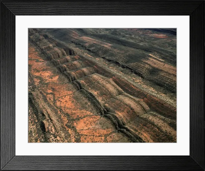 Framed Print : Aerial: MacDonnell ranges near Finke Gorge, Northern Territory, Australia JPF43849 Framed Print : Aerial: MacDonnell ranges near Finke Gorge, Northern Territory, Australia JPF43849