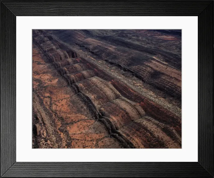 Framed Print : Aerial: MacDonnell ranges near Finke Gorge, Northern Territory, Australia JPF43850 Framed Print : Aerial: MacDonnell ranges near Finke Gorge, Northern Territory, Australia JPF43850