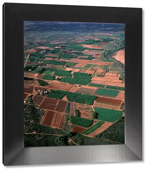 Aerial: fruit  /  vegetable crops Geraldton area, Western Australia JPF46482