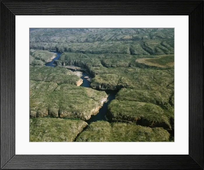 Framed Print : Aerial - Katherine Gorge Nitmiluk National Park, Northern Territory, Australia JPF47951
