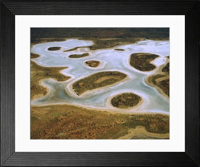 Framed Print : Aerial - Lake Amadeus salt lake, Kajiti Aboriginal Land, Northern Territory, Australia JPF47718 Framed Print : Aerial - Lake Amadeus salt lake, Kajiti Aboriginal Land, Northern Territory, Australia JPF47718