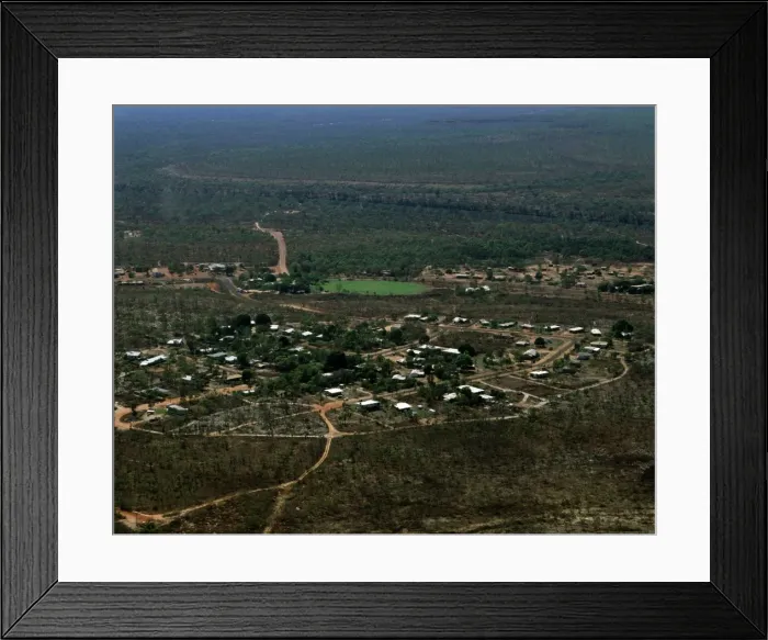 Framed Print : Aerial - Borroloola Northern Territory, Australia JPF48663 Framed Print : Aerial - Borroloola Northern Territory, Australia JPF48663