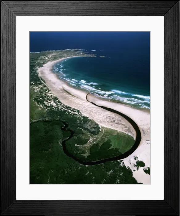 Framed Print : Aerial - Sandy Cape - Arthur Pieman Protected Area, Tasmania, Australia JPF49284 Framed Print : Aerial - Sandy Cape - Arthur Pieman Protected Area, Tasmania, Australia JPF49284