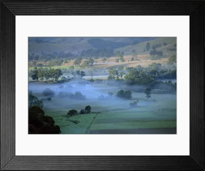Framed Print : Rural scene upper Hunter Valley, New South Wales, Australia JPF52673