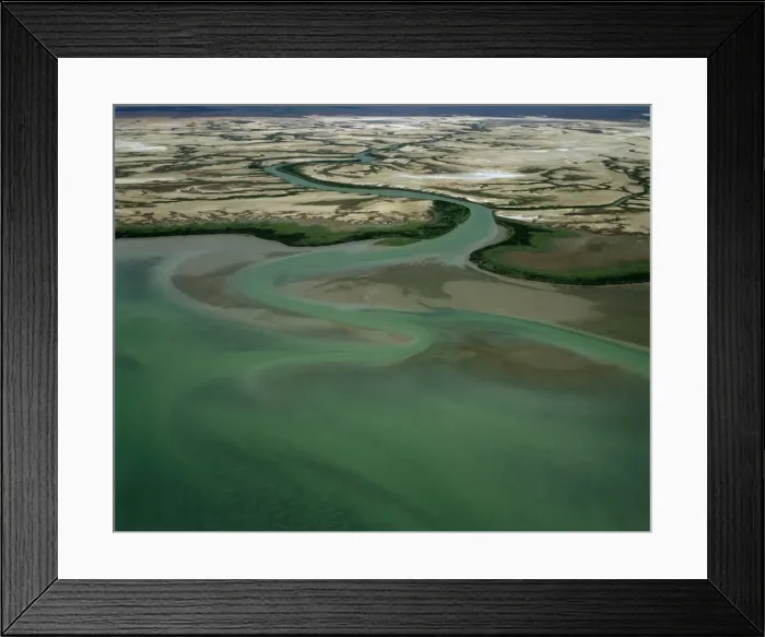 Framed Print : Aerial - McArthur River near delta Gulf of Carpentaria, Northern Territory, Australia JPF48204 Framed Print : Aerial - McArthur River near delta Gulf of Carpentaria, Northern Territory, Australia JPF48204