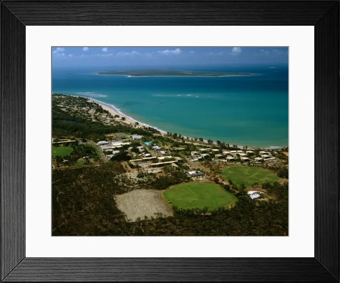 Framed Print : Aerial - Nhulunbuy with Bremer Island in the distance, Gove Peninsula, Northern Territory, Australia JPF55060 Framed Print : Aerial - Nhulunbuy with Bremer Island in the distance, Gove Peninsula, Northern Territory, Australia JPF55060