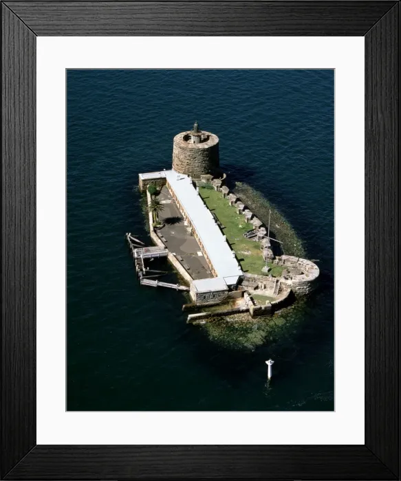 Framed Print : Aerial - Fort Denison Sydney, New South Wales, Australia JPF52647 Framed Print : Aerial - Fort Denison Sydney, New South Wales, Australia JPF52647