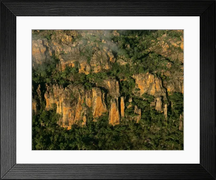 Framed Print : Aerial - Mt Brockman, part of Arnhem Land Escarpment Stone Country: sandstone: kombolgie formation, early Proterozoic, 1700MA, detached part of Arnhem Land escarpment, Kakadu National Park (World Heritage Area), Northern Territory Framed Print : Aerial - Mt Brockman, part of Arnhem Land Escarpment Stone Country: sandstone: kombolgie formation, early Proterozoic, 1700MA, detached part of Arnhem Land escarpment, Kakadu National Park (World Heritage Area), Northern Territory