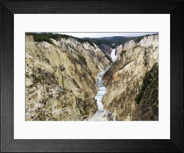 Framed Print : USA - Grand Canyon of the Yellowstone Yellowstone National Park Framed Print : USA - Grand Canyon of the Yellowstone Yellowstone National Park