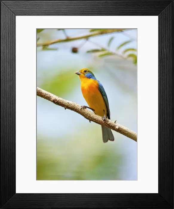 Framed Print : Orange-breasted Bunting. Nayarit Mexico in April Framed Print : Orange-breasted Bunting. Nayarit Mexico in April