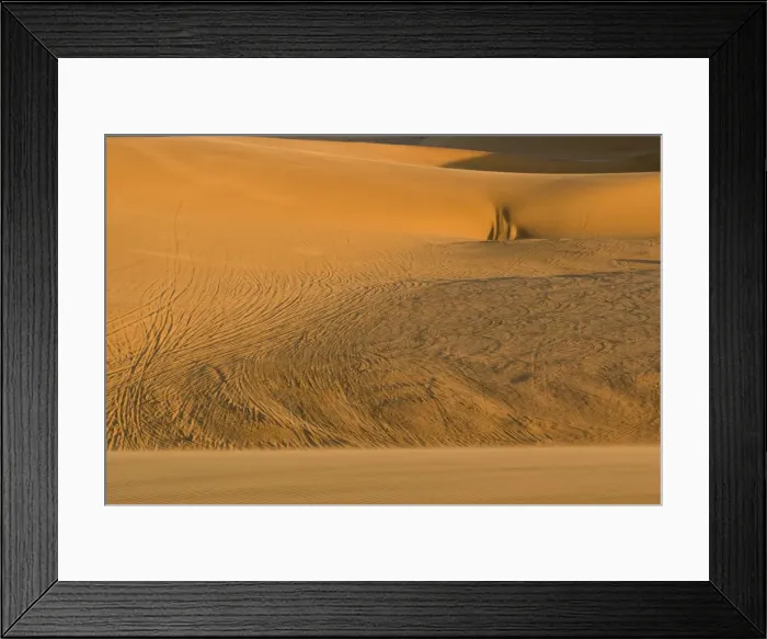 Framed Print : Vehicle tracks on the inter dunal gravel plains - destruction caused by quad bikes - Dune Fields - Namib Desert - Namibia - Africa Framed Print : Vehicle tracks on the inter dunal gravel plains - destruction caused by quad bikes - Dune Fields - Namib Desert - Namibia - Africa