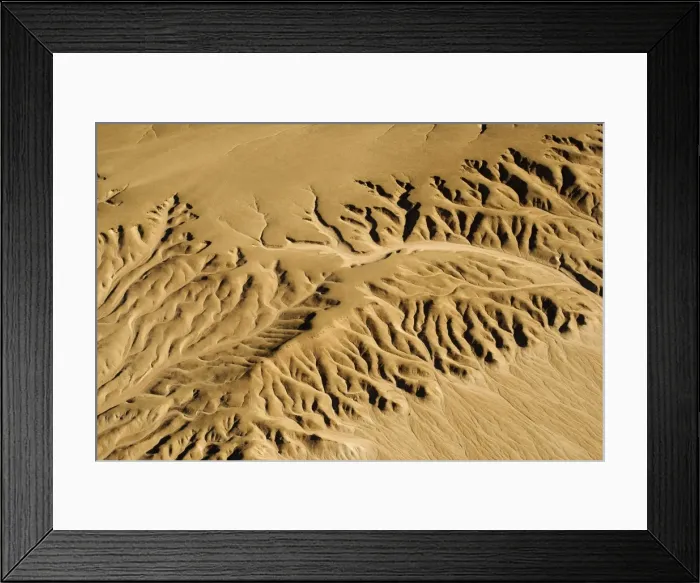 Framed Print : Drainage patterns on the ancient plains of the Namib - Namib Desert - Namibia - Africa Framed Print : Drainage patterns on the ancient plains of the Namib - Namib Desert - Namibia - Africa