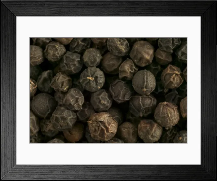 Framed Print : Black Peppercorns Framed Print : Black Peppercorns