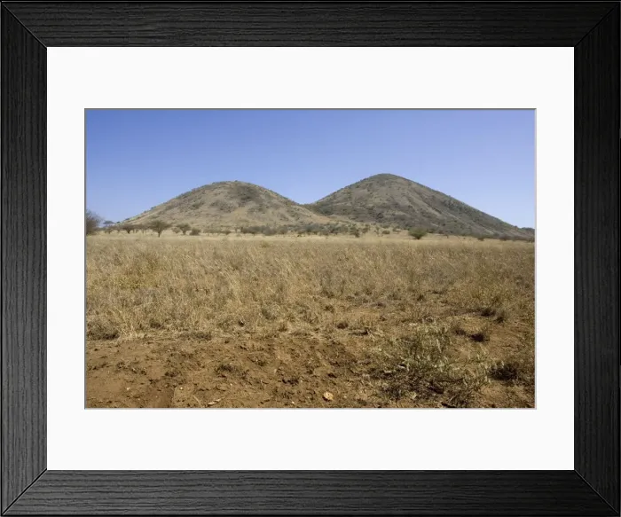 Framed Print : Volcanic cones in Chyulu hills. Tsavo West National Park. Kenya - East Africa Framed Print : Volcanic cones in Chyulu hills. Tsavo West National Park. Kenya - East Africa