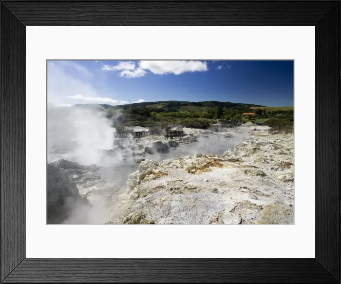 Framed Print : Hell's Gate / Tikitere Maori owned geothermal reserve - Rotorua - North Island - New Zealand Framed Print : Hell's Gate / Tikitere Maori owned geothermal reserve - Rotorua - North Island - New Zealand