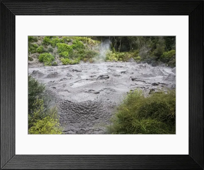 Framed Print : Ngamokaiakoko mud pools. Te Puia Whakarewarewatanga Thermal Valley - Rotorua - New Zealand Framed Print : Ngamokaiakoko mud pools. Te Puia Whakarewarewatanga Thermal Valley - Rotorua - New Zealand