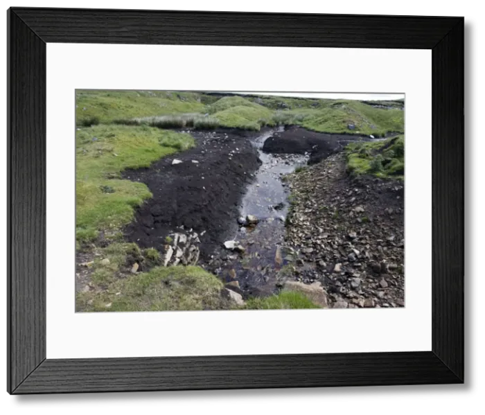 Framed Print : Exposed peaty black soil Chapel Fell St Johns Chapel Yorkshire Northumberland border UK Framed Print : Exposed peaty black soil Chapel Fell St Johns Chapel Yorkshire Northumberland border UK