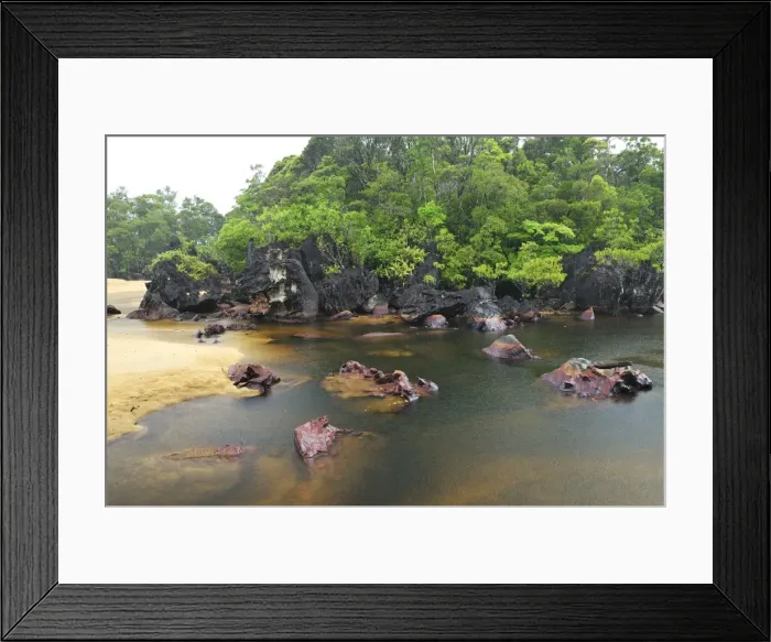 Framed Print : Small river - Masoala National Park - Madagascar Framed Print : Small river - Masoala National Park - Madagascar