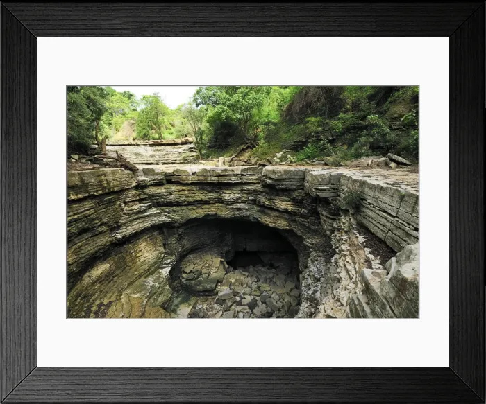 Framed Print : Giant sink hole during the dry season - Ankarana National Park - Northern Madagascar Framed Print : Giant sink hole during the dry season - Ankarana National Park - Northern Madagascar