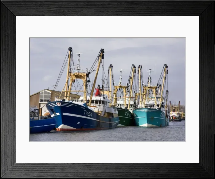 Framed Print : Harbour Oudeschild - Texel - island - Netherlands Framed Print : Harbour Oudeschild - Texel - island - Netherlands