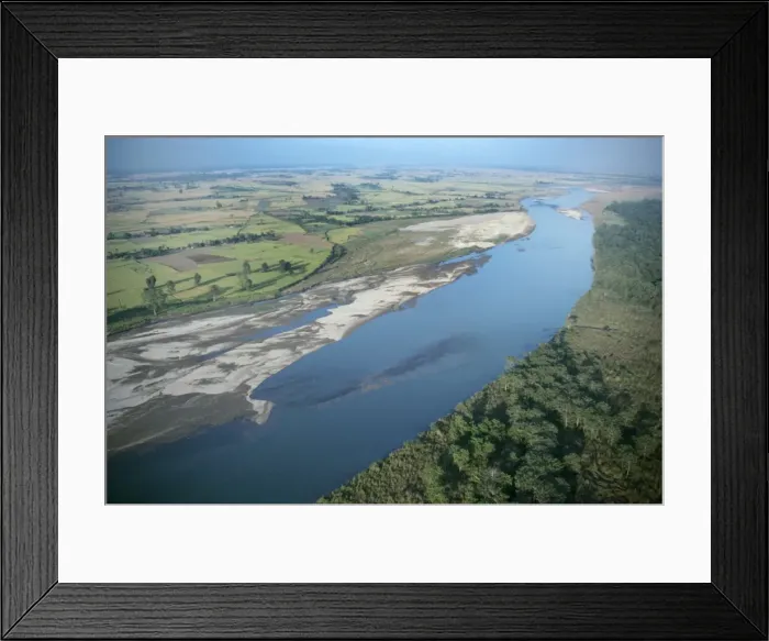 Framed Print : Nepal-Terai Chitwan National Park, River Rapti marks park boundry Framed Print : Nepal-Terai Chitwan National Park, River Rapti marks park boundry