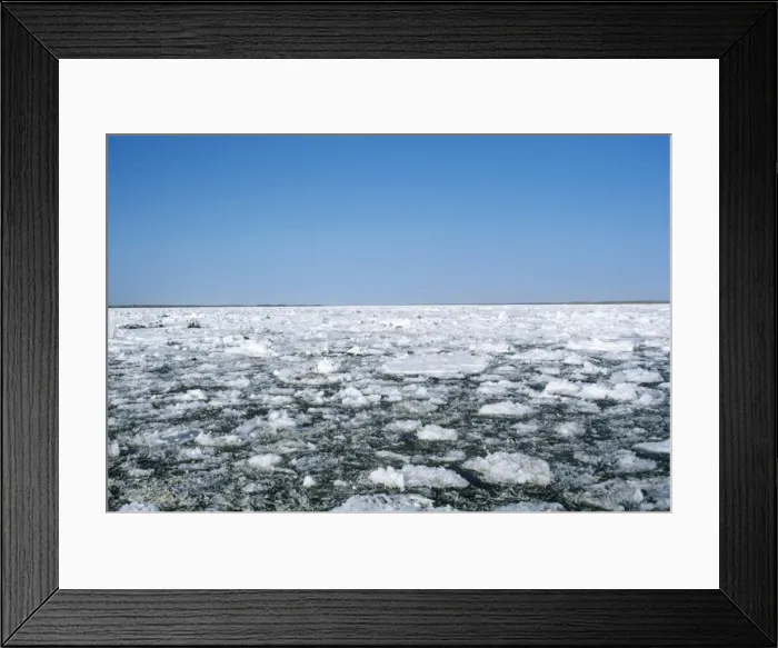 Framed Print : Russia - ice floes River Lena, Siberia, Russia Framed Print : Russia - ice floes River Lena, Siberia, Russia