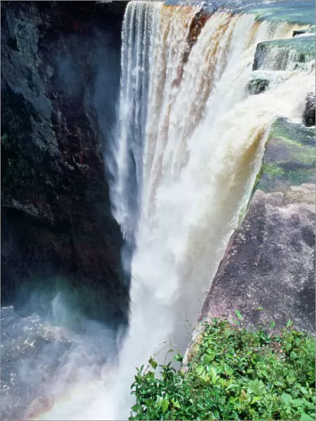 Kaieteur Waterfalls. Guyana South America. Fall's drop is 780 feet