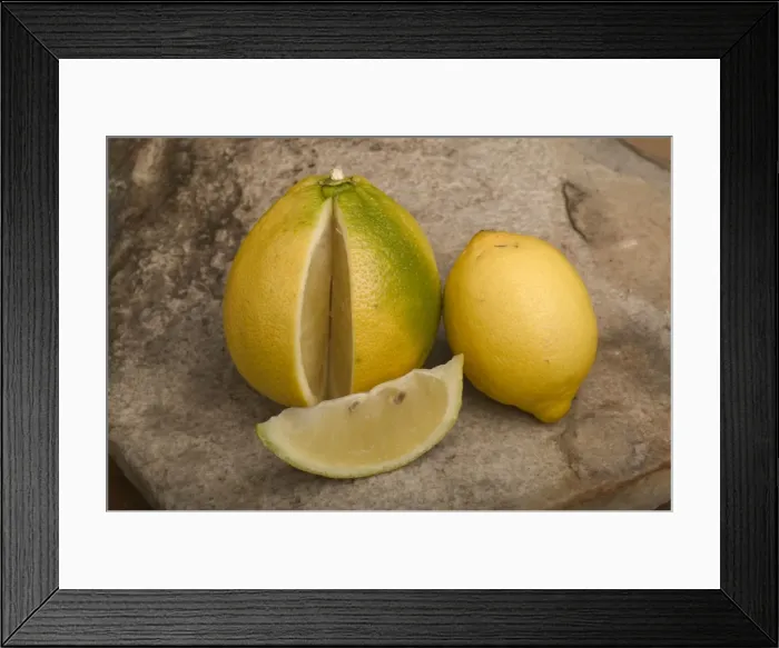 Framed Print : Bergamote - and lemon (smaller) Framed Print : Bergamote - and lemon (smaller)