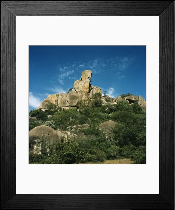 Framed Print : Africa Kopje, Granite outcrop, Zimbabwe, Africa Framed Print : Africa Kopje, Granite outcrop, Zimbabwe, Africa