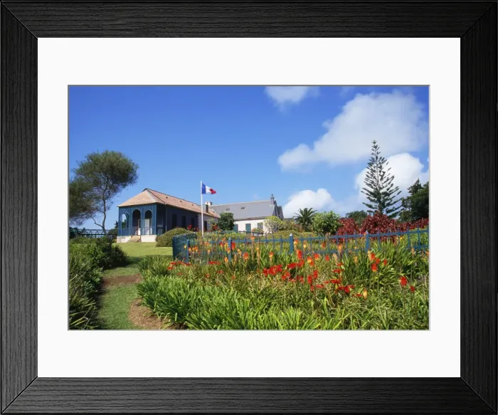 Framed Print : Saint Helena - Longwood house & gardens, Napoleon's prison Framed Print : Saint Helena - Longwood house & gardens, Napoleon's prison