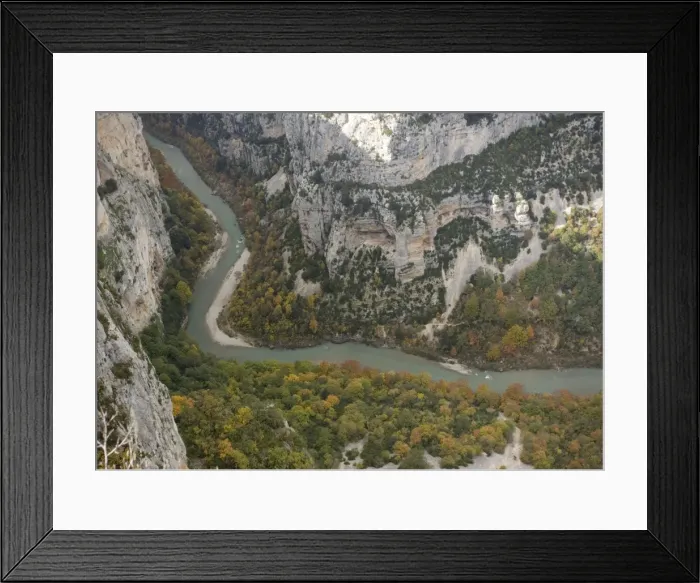 Framed Print : Gorge du Verdon, Provence-Alpes, in autumn Framed Print : Gorge du Verdon, Provence-Alpes, in autumn