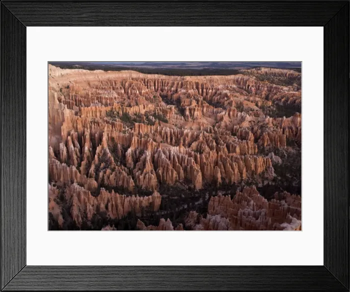Framed Print : Bryce Canyon, general view from Bryce Point at dawn Framed Print : Bryce Canyon, general view from Bryce Point at dawn