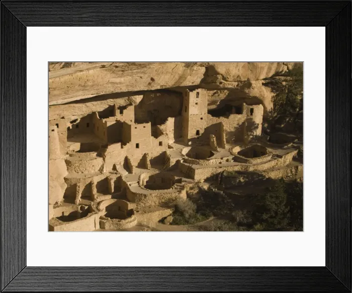 Framed Print : 13th century native indian cliff buildings, Mesa Verde National Park. Cliff Palace - the best-known of the cliff dwellings Framed Print : 13th century native indian cliff buildings, Mesa Verde National Park. Cliff Palace - the best-known of the cliff dwellings