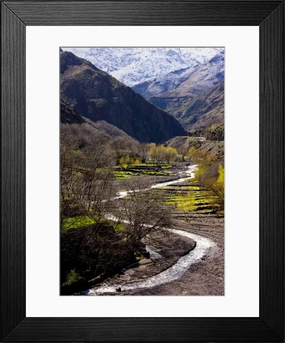 Framed Print : The Imlil Valley in spring, The High Atlas (Haut Atlas) mountains, Morocco Framed Print : The Imlil Valley in spring, The High Atlas (Haut Atlas) mountains, Morocco