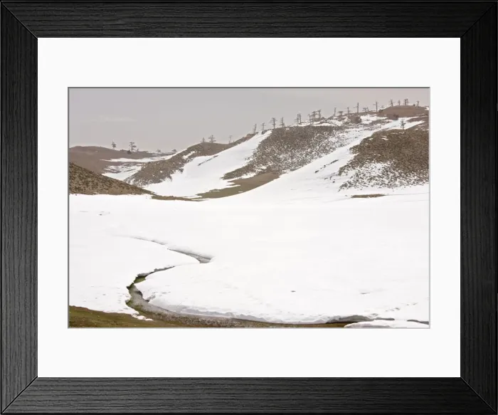 Framed Print : Degraded remnant of Atlas Cedar forest in winter snow, near Col du Zad, in the Middle Atlas Mountains, Morocco Framed Print : Degraded remnant of Atlas Cedar forest in winter snow, near Col du Zad, in the Middle Atlas Mountains, Morocco